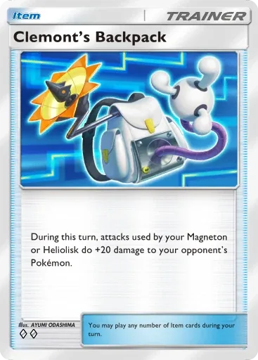 Clemont’s Backpack — Uncommon, Crimson Blaze #066