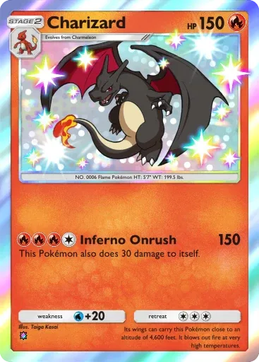 Charizard — Shiny, Crimson Blaze #091