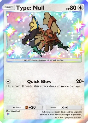 Type: Null — Shiny, Crimson Blaze #096