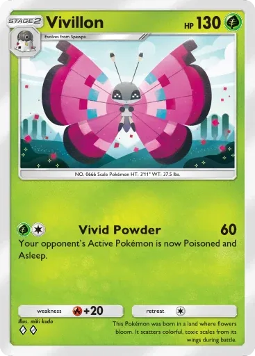 Vivillon — Uncommon, Fantastical Parade #013