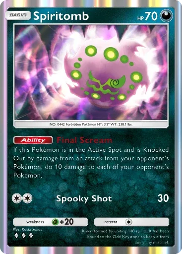 Spiritomb — Rare, Fantastical Parade #103
