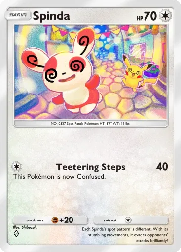 Spinda — Common, Fantastical Parade #137