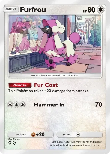 Furfrou — Uncommon, Fantastical Parade #141