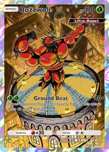 Buzzwole — Art Rare, Fantastical Parade #159