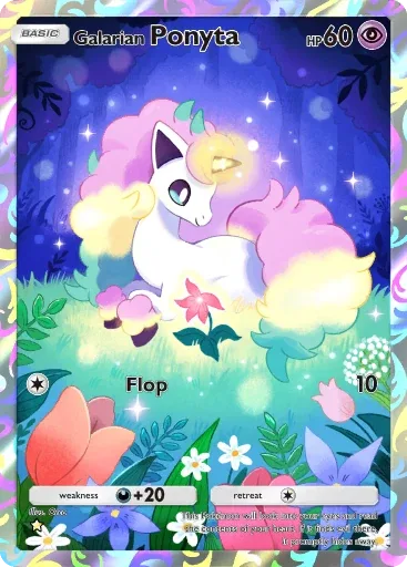Galarian Ponyta — Art Rare, Fantastical Parade #167
