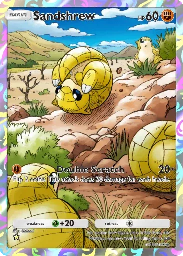 Sandshrew — Art Rare, Fantastical Parade #170