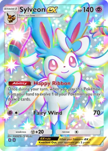 Sylveon ex — Shiny Super Rare, Fantastical Parade #229