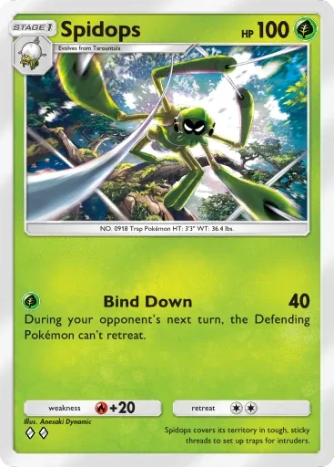 Spidops — Uncommon, Paldean Wonders #005