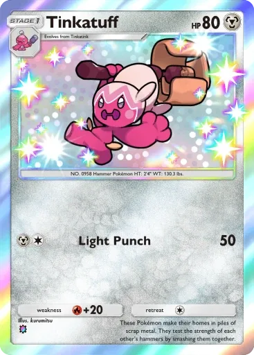 Tinkatuff — Shiny, Paldean Wonders #124