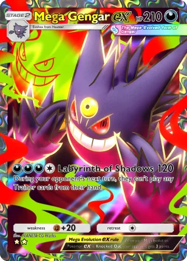 Mega Gengar ex — Super Rare, Mega Shine #079
