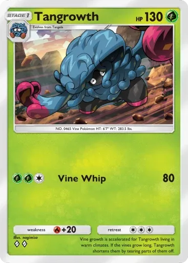 Tangrowth — Uncommon, Pulsing Aura #002