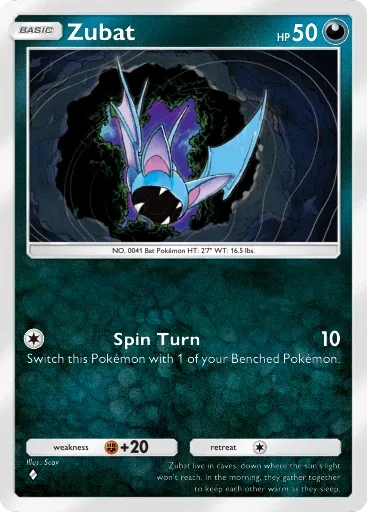 Zubat — Common, Pulsing Aura #098