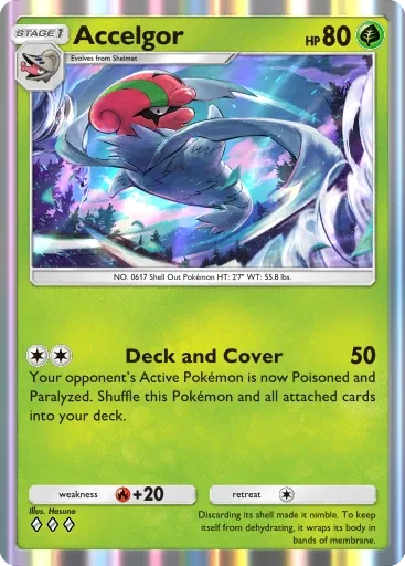 Accelgor — Rare, Ruler of the Skies #014