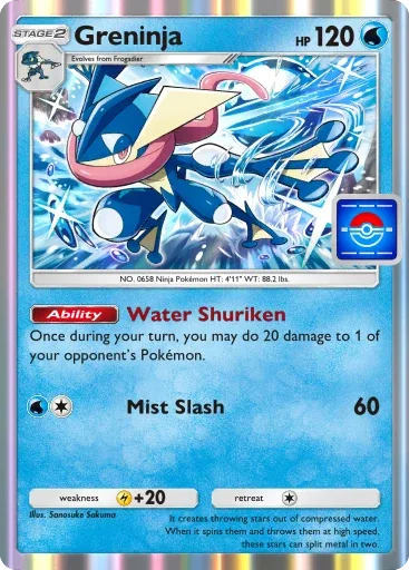 Greninja — Rare, Promo A #019