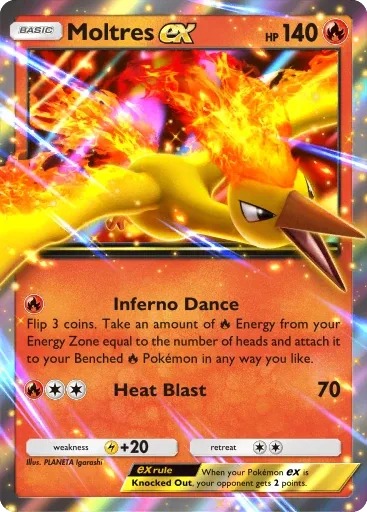 Moltres ex — Double Rare, Promo A #025