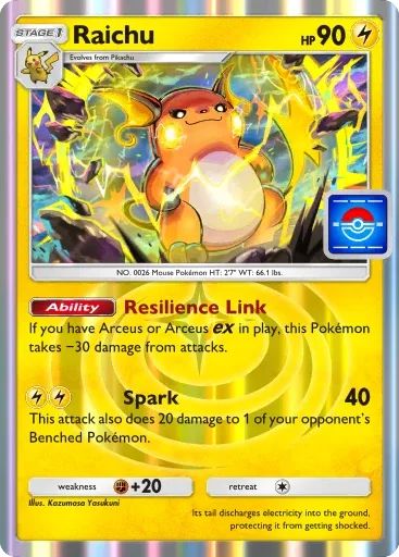 Raichu — Rare, Promo A #044