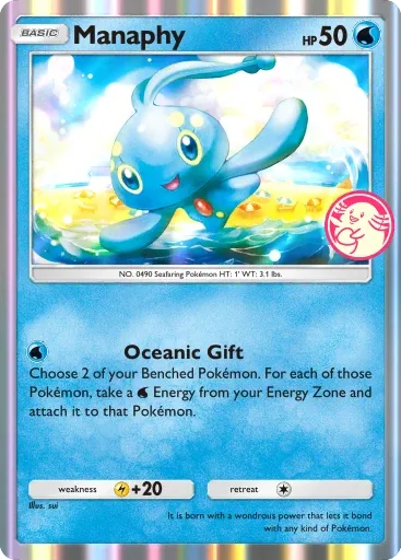 Manaphy — Rare, Promo A #048