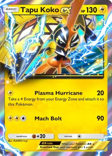Tapu Koko ex — Double Rare, Promo A #084