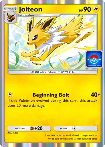 Jolteon — Rare, Promo A #086