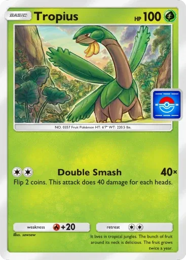 Tropius — Common, Promo A #102