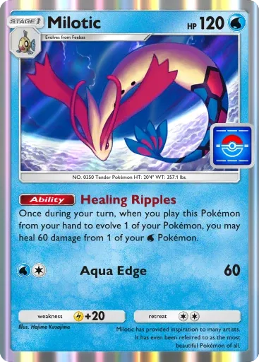 Milotic — Rare, Promo A #104