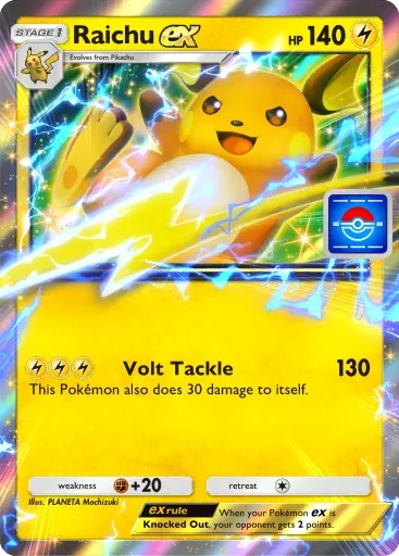 Raichu ex — Double Rare, Promo A #112