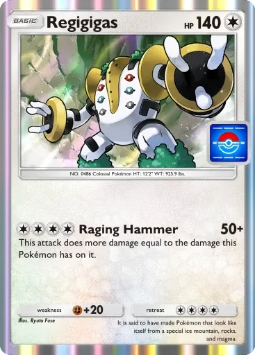 Regigigas — Rare, Promo A #115