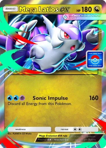 Mega Latios ex — Double Rare, Promo B #024