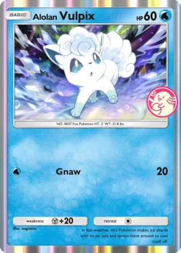 Alolan Vulpix — Rare, Promo B #032
