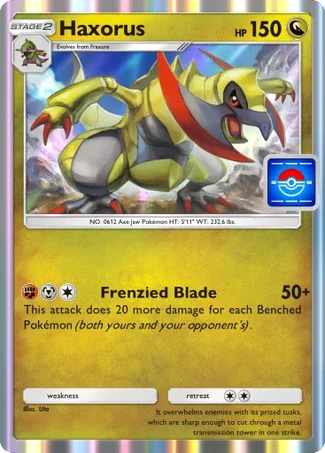 Haxorus — Rare, Promo B #045