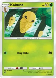 Kakuna — Common, Genetic Apex #009