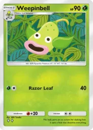 Weepinbell — Uncommon, Genetic Apex #019