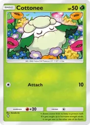 Cottonee — Common, Genetic Apex #027