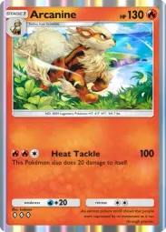 Arcanine — Rare, Genetic Apex #040