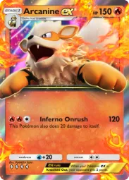 Arcanine ex — Double Rare, Genetic Apex #041