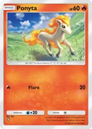 Ponyta — Common, Genetic Apex #042