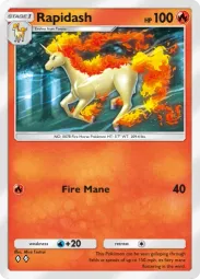 Rapidash — Uncommon, Genetic Apex #043