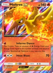 Moltres ex — Double Rare, Genetic Apex #047