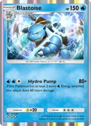 Blastoise — Rare, Genetic Apex #055