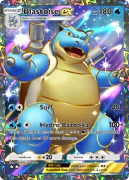 Blastoise ex — Super Rare, #256