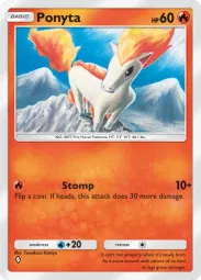 Ponyta — Common, Mythical Island #010