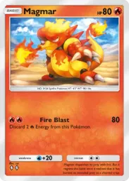 Magmar — Uncommon, Mythical Island #012