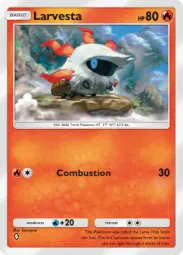 Larvesta — Common, Mythical Island #013