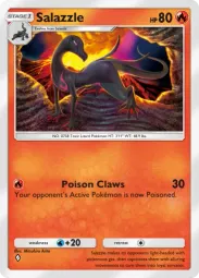 Salazzle — Common, Mythical Island #016