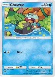Chewtle — Common, Mythical Island #022