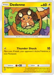Dedenne — Common, Mythical Island #030