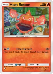 Heat Rotom — Common, Space-Time Smackdown #030