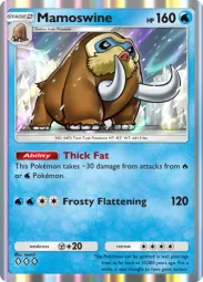 Mamoswine — Rare, Space-Time Smackdown #033