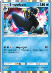 Empoleon — Rare, Space-Time Smackdown #037