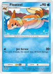 Floatzel — Uncommon, Space-Time Smackdown #039